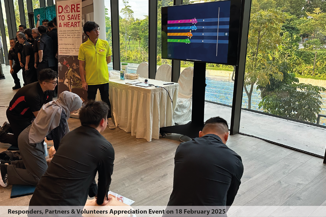 Photo of QCPR Race engagement at Responders, Partners & Volunteers Appreciation Event on 18 February 2025.
